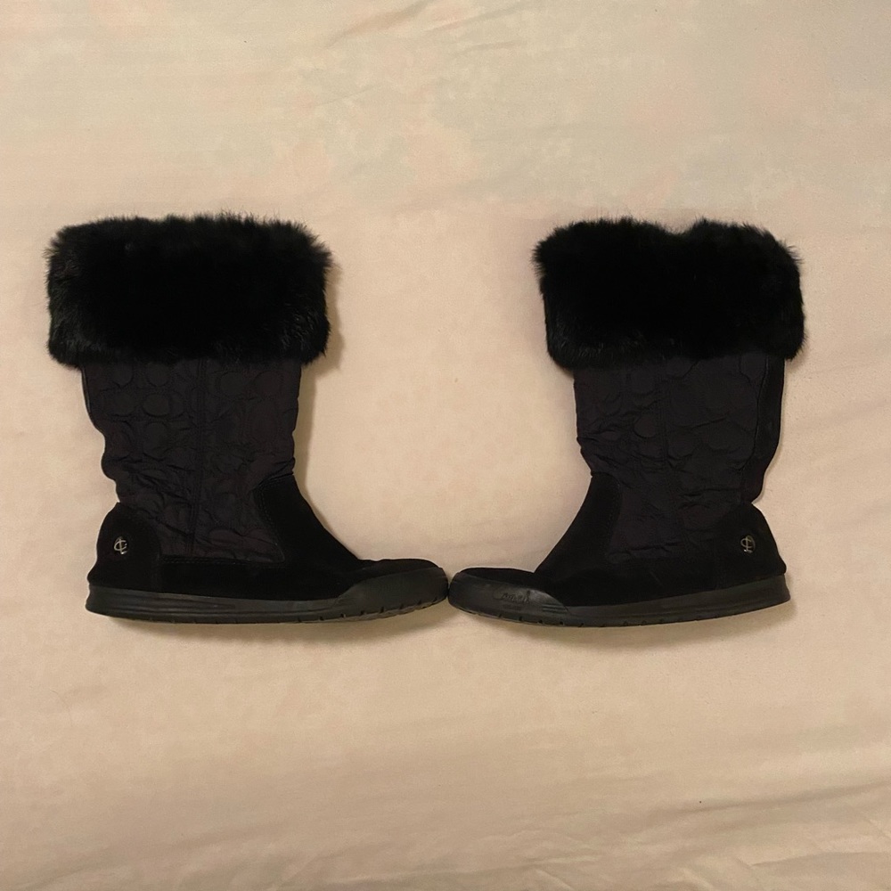 Coach boots  size 6 good condition